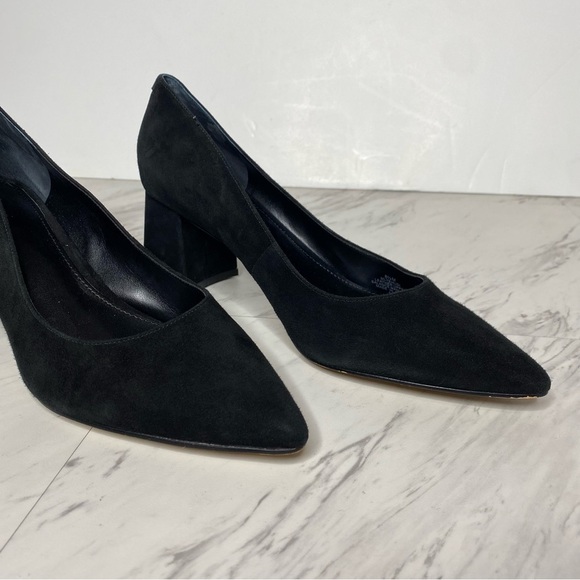 Marc Fisher Yehundi Black Suede Pointy Toe Pump 8 1/2 M - Picture 9 of 14